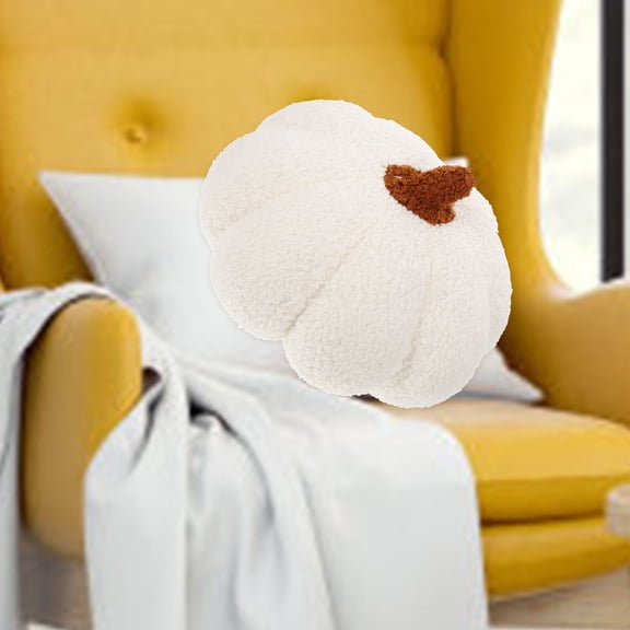 FOMIYES Throw Pillow, Cute Pumpkin Shape Stuffed Cushion for Home Decor, Soft and Cozy 1 Piece