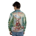 thumbnail image 5 of Merry Christmas Santa Reindeer Antlers Exotic Shorthair Sleigh Xmas Winter Holiday All Over Print 3D Baseball Jacket Cat Lover Kitten Owner Gifts Bomber Jacket Softball - 00023, 5 of 6