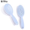 thumbnail image 1 of Plastic Hollow Non Knotting Hair Combs Soft Tooth Comb to No Harm GXxpa R8P9, 1 of 9