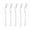 sliver, variant on Pickle Fork, 304 Stainless Steel Appetizer Forks, 4.72" Fruit Fork, Long Handle Salad Forks, Portable Cocktail Forks, Dessert Fork, Olive Fork, Pickle Grabber, 5 Pack