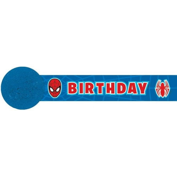 Ultimate Spider-Man Crepe Paper Streamer (30ft)