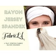 thumbnail image 3 of FabricLA Rayon Jersey Spandex - 4 Way Stretch Fabric Rayon Spandex - 58/60" Inches (150 CM) Wide - Rayon Spandex Fabric by Yard - Weight: Medium to Heavy Fabric 240gsm - Ivory, 1 Continuous Yard, 3 of 7