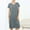 Gray, variant on Fazvaoo Women's Nightgowns 100%Cotton Padded Nightgowns Loose Comfortable Plain Sleepwear(Black,Size M-4XL)