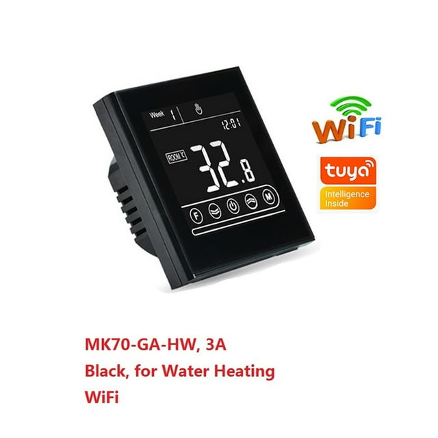 Water Floor Heating System 3A Smart WIFI Thermostat Central Heating Wiring Centres Hub Controller Actuators For Gas Boiler ,Easy to Install