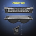 thumbnail image 7 of Nilight Third Brake Light Tail High Mount 3rd Stop Lights Smoked Lens Compatible with Ford Mustang LX Hatchback 1987 1988 1989 1990 1991 1992 1993 with Spoiler Version Pickup Truck Rear Center Cab, 7 of 7