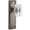 Antique Pewter, variant on Grandeur 828404 Fifth Avenue Solid Brass Privacy Set - Nickel