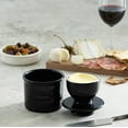 thumbnail image 5 of Butter Bell® Crock – Café Retro Midnight Black Ceramic Butter Holder with Lid, Keeper for Spreadable Butter, 5 of 9
