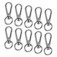 thumbnail image 1 of Uxcell Ganchos de Garra de Langosta [10pcs] - Ganchos de Disparo Giratorios de Aleación de Zinc para Hacer Llaveros y Manualidades de Bricolaje - [Negro Gun - 1.6 x 0.6IN], 1 of 6