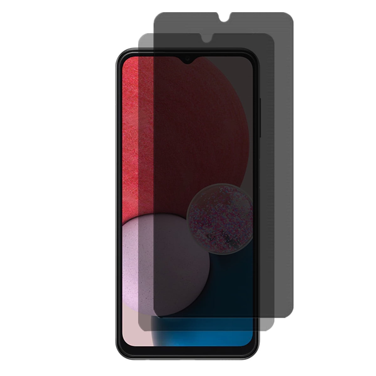 AISELAN [2 Pcs] 9H Hardness Anti-Scratch Anti-SPY Privacy Screen Protector Tempered Glass for Samsung Galaxy A13 4G / 5G