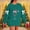 Light Blue, variant on Oplxuo Ugly Sweaters for Women Christmas Graphic Oversized Sweatshirts Fleece Funny Pullover Party Holiday Tops with Bows