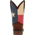 thumbnail image 4 of Durango Bottes Western pour Hommes Rebelâ par Durango Drapeau Brun Foncé/texas - DB4446, 4 of 6