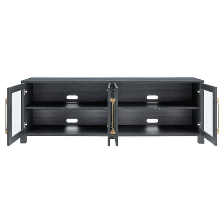 Camden&Wells - Quincy TV Stand for TVs up to 75" - Charcoal Gray