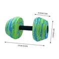 thumbnail image 2 of Water Aerobics Weights Portable Fitness Equipment Water Dumbbells For Pool Exercise - For Adults Beginner Outdoor Aquatic Gym Physical Training Sports Weight, 2 of 6