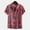 Red, variant on EQWLJWE Men's Hawaiian Shirt Button Down Short Sleeve Tropical Casual Beach Shirt Tops
