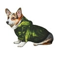 thumbnail image 6 of Goofa Screaming Horror Art Pattern Small Dog Sweater Hoodies Pet Grey Hooded Soft Fleece Sweatshirts with Pocket Fall Winter Puppy Cat Sweaters Warm Clothes-Large, 6 of 8