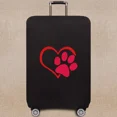 thumbnail image 1 of Travel Accessories Luggage Case Suitcase Dust Protective Cover 18-28 Inch Footprints Pattern Series Trolley Case Elastic Cover 8Footprints008 L, 1 of 6