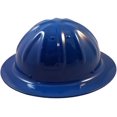 thumbnail image 2 of Skull Bucket Metal Hard Hats Full Brim with Ratchet Suspensions - Blue, 2 of 3