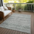 thumbnail image 6 of Addison Rugs Chantille Indoor/Outdoor Transitional Stripes Gray Washable Rectangle Rug, 3' x 5', 6 of 6