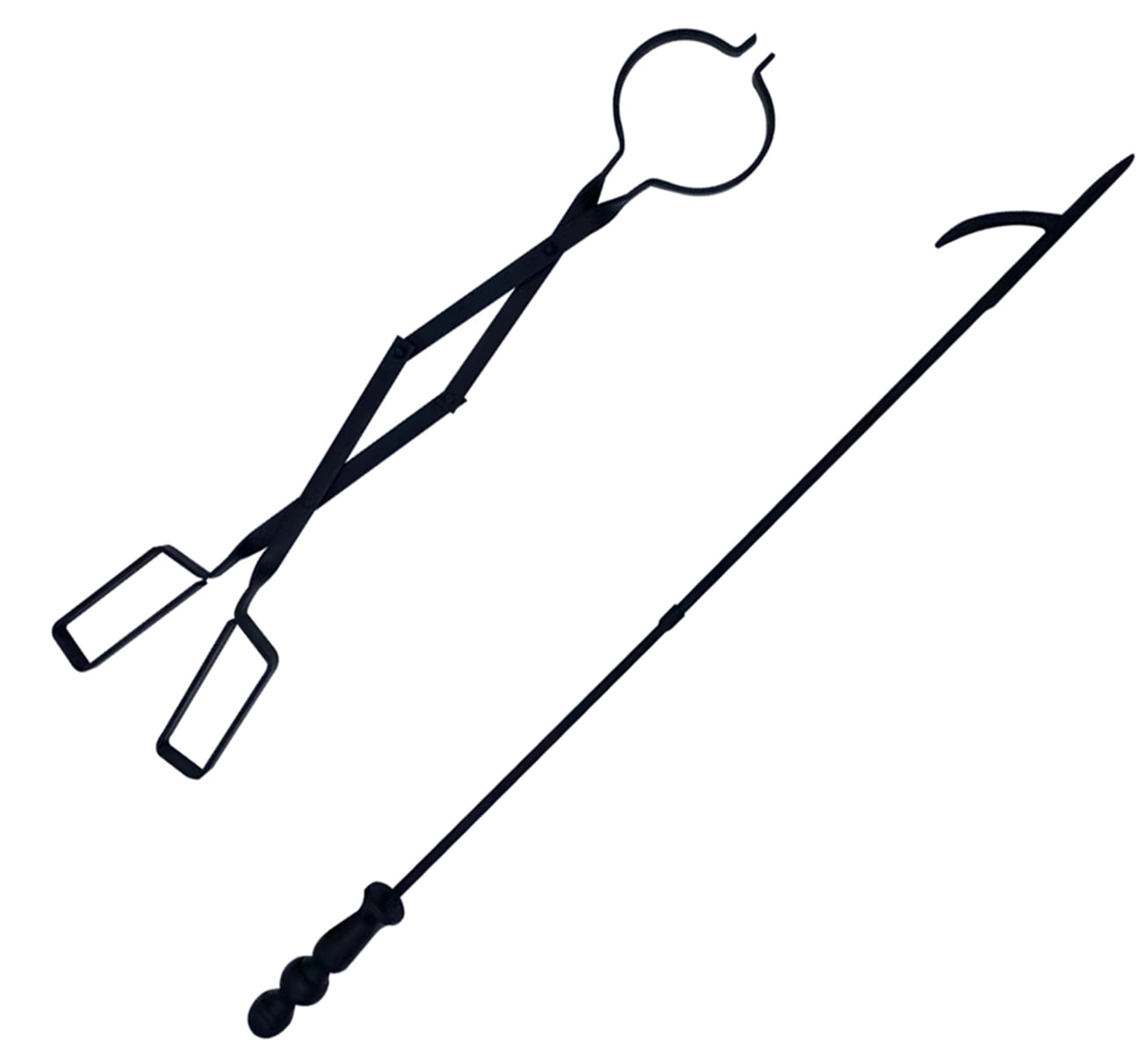 Heavy Duty 32 inch Long Fireplace Fire Pit Campfire Poker Stick and 25