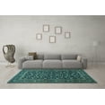 thumbnail image 3 of Ahgly Company Indoor Rectangle Persian Light Blue Traditional Area Rugs, 7' x 10', 3 of 4