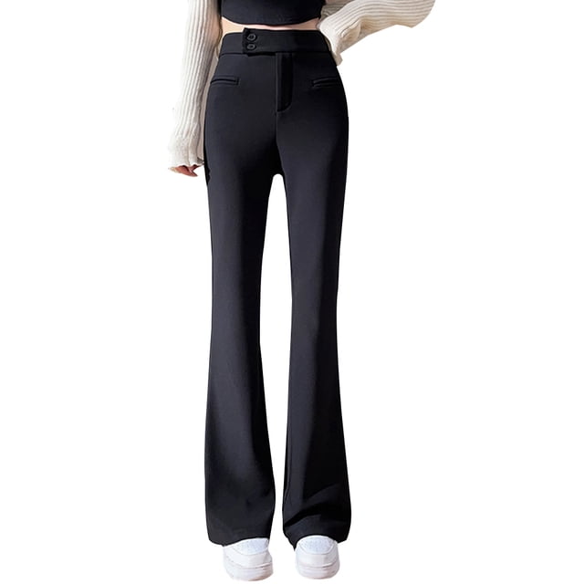 Pantalones Palazzo para mujer: pantalones acampanados de cintura alta y suaves como la mantequilla