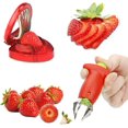 thumbnail image 1 of Cortador de fresas, pelador de fresas, removedor de tomates, para la preparación de frutas en la cocina, 1 of 5