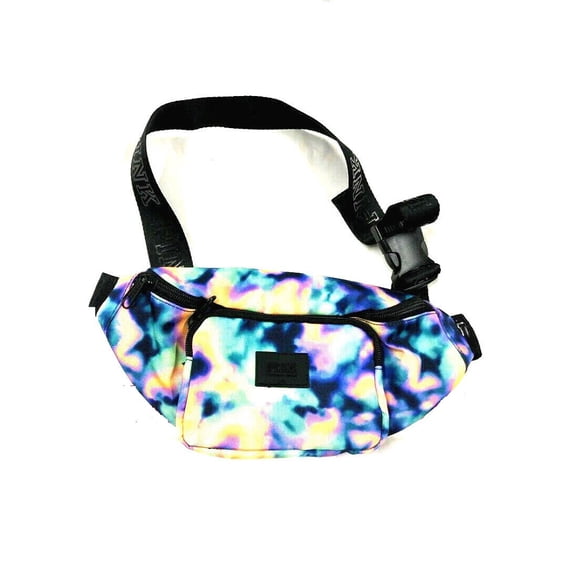 Victoria's Secret Pink Snap Oversized Belt Bag Tie Dye NWT