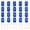 Blue, variant on 20PCS Number Tags 1-20, Number Key Tags Aluminum Numbered Keychain Metal Rectangle with Key Rings for Organizer Field Sales Hangers Clothes Labels ID, Green