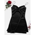 thumbnail image 6 of ZAFUL for Women Sexy Prom dress Cocktail Party Dress Adjustable Shoulder Strap Sheeny Mini Slip Dress, 6 of 10