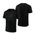 thumbnail image 2 of Icon Sports International Club Blackout Unisex Adult Cotton Shirt (Black Logo Print on Black) - [Mexico, Small], 2 of 4