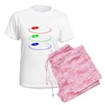 thumbnail image 6 of CafePress - 3 Steps Oval Balloons Pajamas - Women's Short Sleeve Print T-Shirt and Pants Light Cotton Pajama Set, 6 of 7