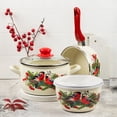 thumbnail image 4 of METALAC Bullfinch Enamel Saucepan 1.6 Qt (1.5 L) Enameled Steel Pot Sauce Pan, Red, 4 of 4