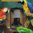 thumbnail image 1 of Ceramic Heating Lamp Anti-scalding Ceramic Heating Lamp Heater Holder Reptile Heating Bulb Holder with Anti-hot Bracket Hang Hook for Lizard Turtle Reptile, 1 of 9