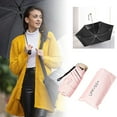 thumbnail image 1 of Mini Sun Umbrella Rubber Compact UV Protection for Picnics Beaches Summer Outings, 1 of 4