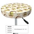 thumbnail image 4 of Easygdp Frogs Print Easy To Install Bar Stool Covers&Stool Covers Round&Elastic Stool Cover, Barstool Covers,Washable&Bottom With Elastic Edge-14 inch, 4 of 7