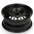 thumbnail image 3 of For 2020-2025 Nissan Versa 15 Inch Painted Black Steel - New Take-Off Rim - Road Ready Car Wheel, 3 of 9