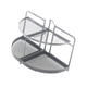 thumbnail image 1 of Organizador de baño semicircular multiusos para apartamento, sala de estar y mesa. Negro, 1 of 9