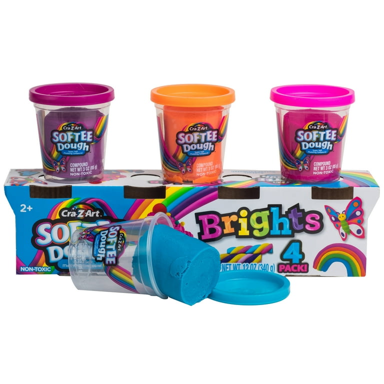 Arteza Neon Dough in Tubs - Vibrant Playdough Set – Babywid