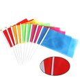 thumbnail image 2 of 50 Pcs Drapeau Carré Couleur Unie Fournitures de Fête Mini Drapeau à Main Célébration (10 Pcs Rose, 10 Pcs Vert, 10 Pcs Rouge, 10 Pcs Jaune, 10 Pcs Bleu), 2 of 8