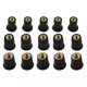 thumbnail image 2 of 5pcs M5 / M6 Motorcycle Rubber Well Nuts Accessories Fasteners Universal Motorcycle Modified Windshield Brass Rubber Nut, 2 of 5