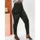 thumbnail image 3 of Leggings Talla Extra Delgados Cremallera Rosegal Leggings de talla grande, 3 of 5
