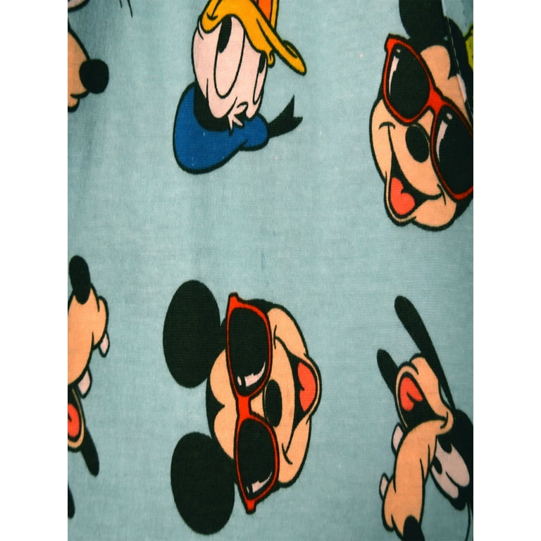 MJC Mens Disney's Classic Mickey Mouse Donald and Goofy Lounge Shorts  (Small) 