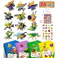 thumbnail image 5 of Bloques de construcción para ensamblar insectos, calendario triturado de cuenta regresiva para Navidad, caja sorpresa, juguetes de regalo de Navidad para niños, 5 of 5
