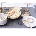 thumbnail image 3 of de cerámica con forma de 3D, de joyería, bandeja organizadora, decoración del hogar Blanco Hugo Sostenedor de la bandeja del plato de la joyería, 3 of 10