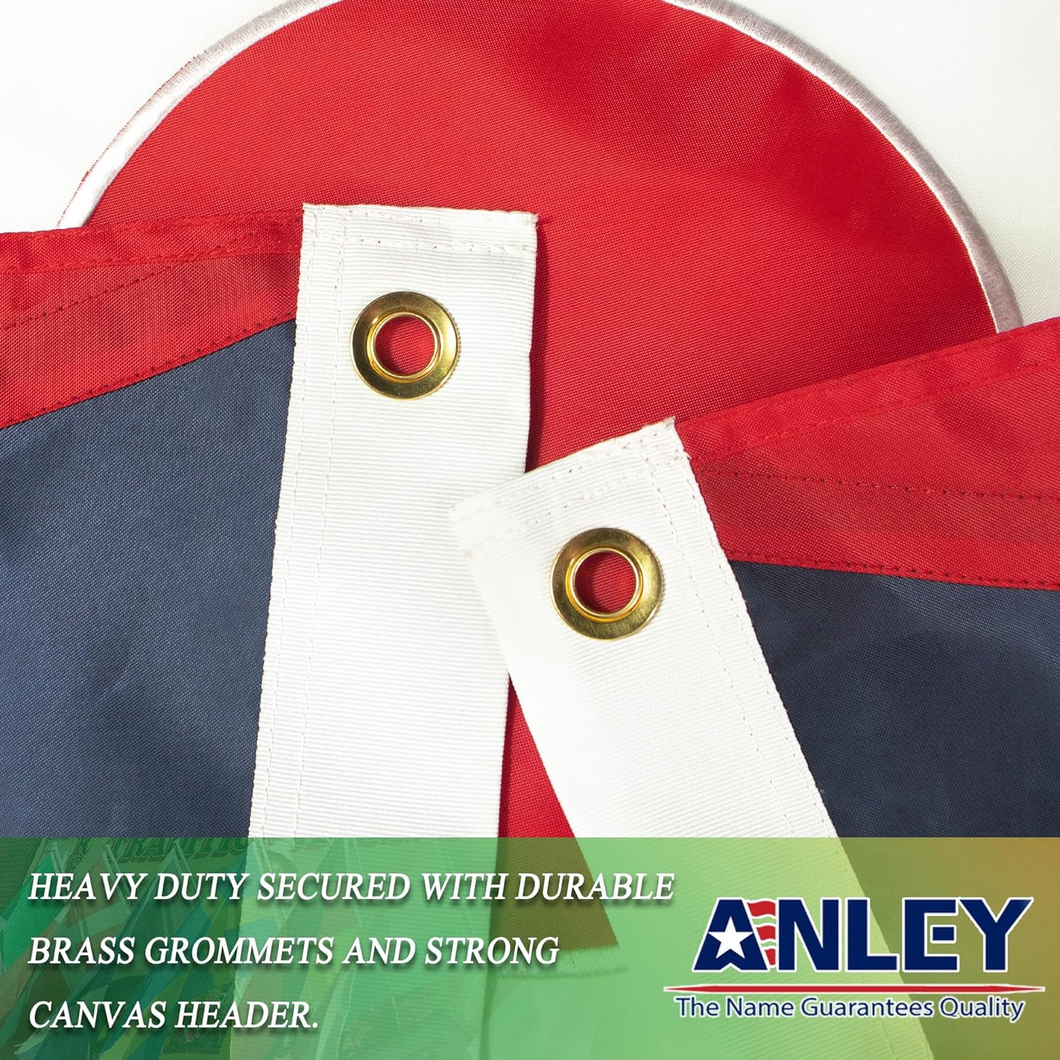 Anley EverStrong Series Embroidered Ohio State Flag 3x5 Feet - OH State Flags 210D Polyester