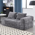 thumbnail image 3 of Gray High - Density Chenille - Wrinkle - Resistant - Bedroom Chaise for Resting, 3 of 5
