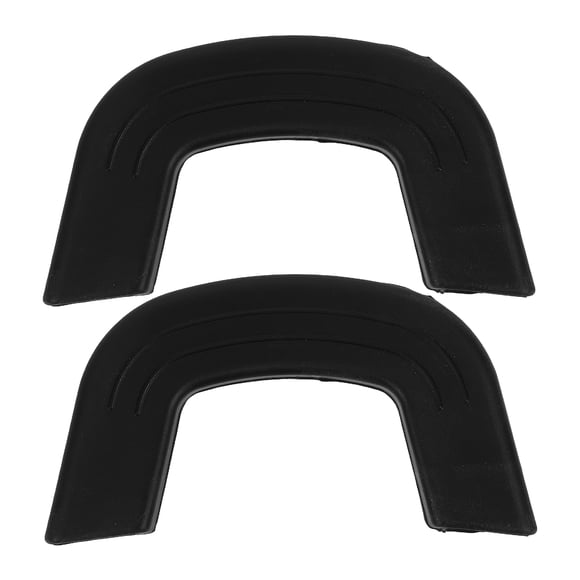 Raindrops 2Pcs Black Silicone Insulated Pan Handle Covers Heat Resistant Sleeve for Skillet and Pot Handles