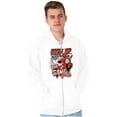 thumbnail image 3 of Athlete Popeye Step Up Your Game Zip Hoodie Sweatshirt Men Brisco Brands L, 3 of 6