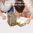 thumbnail image 2 of 1 Set Teaching Demonstration Toys Intellectual Development Parent-Child Interaction Learning DIY Human Sensing Square Pattern Light Physical Toys Children Toys, 2 of 8