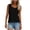 Black, variant on Crochet Tops for Women Trendy Scallop Trim Boho Tank Top Summer Breathable Sleeveless Blouses Beach Vacation Sweater Vest S-XXL